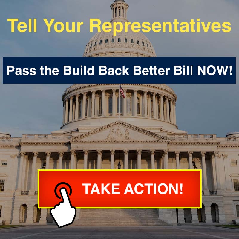 Congress MUST pass the Build Back Better bill!