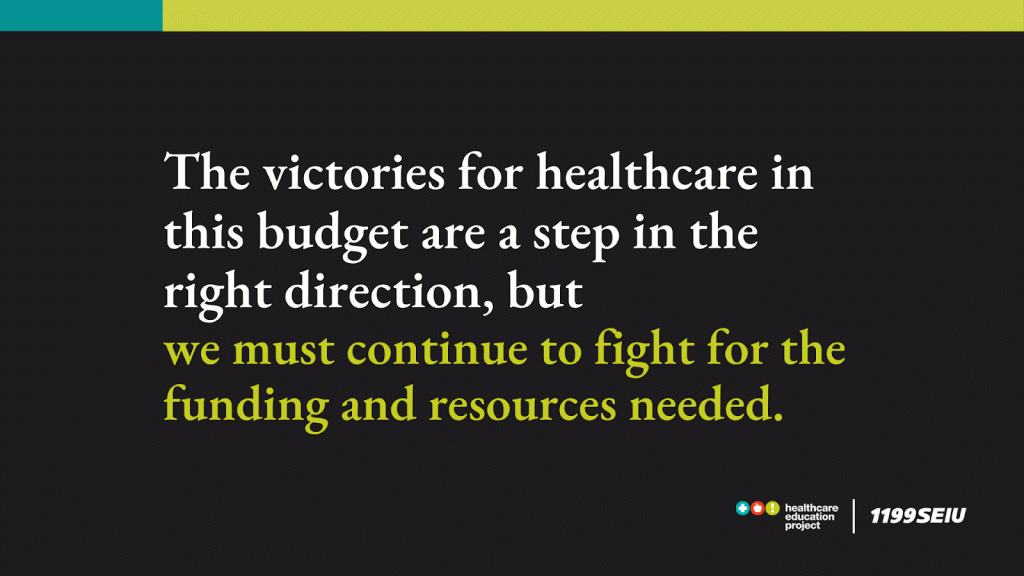 Your voices were heard: NYS budget funds healthcare priorities
